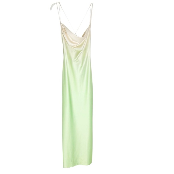Michael Costello REVOLVE Porter Midi Dress in Mint Ombre Size S - Picture 8 of 11